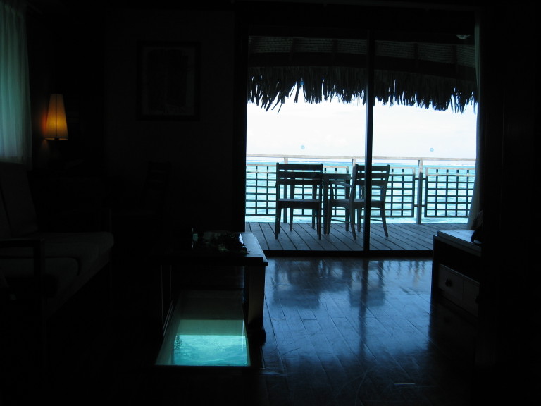 Inside room in Moorea